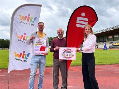 (v.l.) Marcel Fels, Matthias Harman und Eva-Maria Berenbrinker.