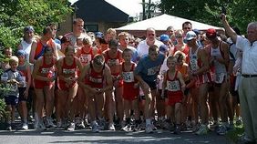 Start Ahlener Hospizlauf 5 Kilometer 2003