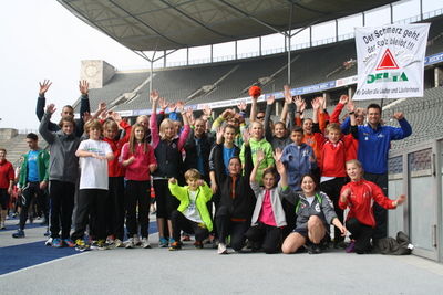 Team Ahlen beim Berliner Minimarathon. Foto: Danny Schott